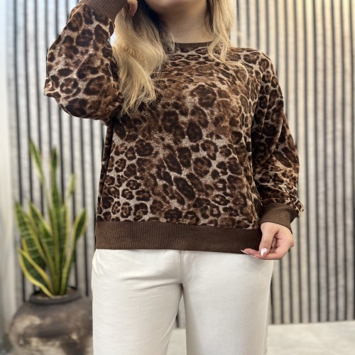 بلوز موهر پلنگی A911